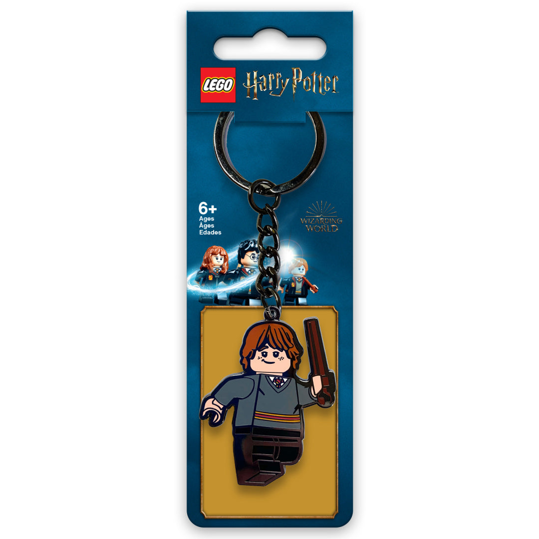 brelok LEGO Harry Potter Ron Weasley z figurką bohatera w szkolnym uniformie