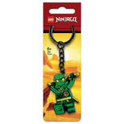 Brelok LEGO Ninjago Lloyd w zielonym stroju ninja z kompletem akcesoriów