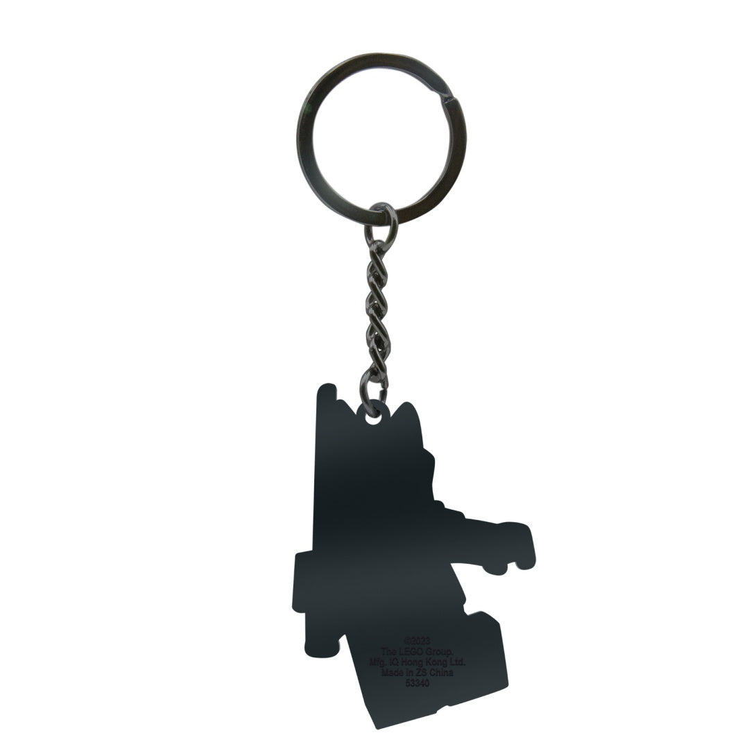 Czarny brelok LEGO Ninjago Sora z metalowym pierścieniem i łańcuszkiem od BV JACOB COMPANY