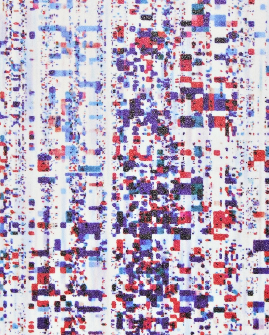 Kolorowy wzór okładki notatnika Matrix L od BV JACOB COMPANY z geometrycznym designem
