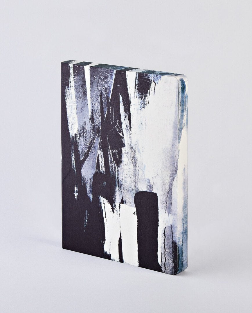 Notatnik Zen w twardej oprawie z abstrakcyjnym czarno-białym wzorem od BV JACOB COMPANY