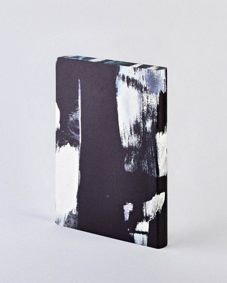 Notatnik Zen w twardej oprawie z abstrakcyjnym czarno-białym wzorem BV JACOB COMPANY