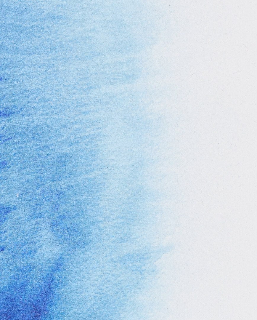 Abstrakcyjne niebieskie tło akwarelowe dla notatnika Flow M Blue Lake