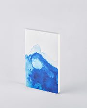 notatnik artystyczny Wild Raindrops z okładką w niebieskie akwarelowe wzory od BV JACOB COMPANY