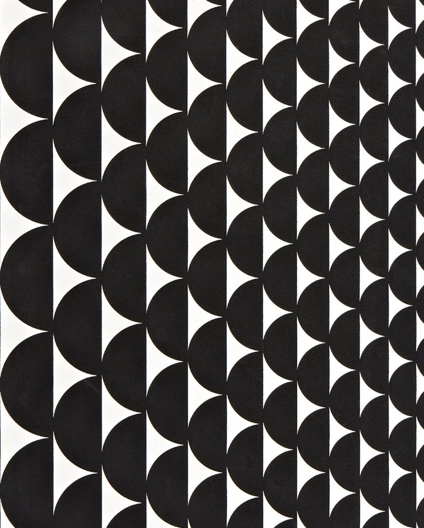 Notatnik graficzny BV JACOB COMPANY z geometrycznym wzorem czarno-białym na okładce