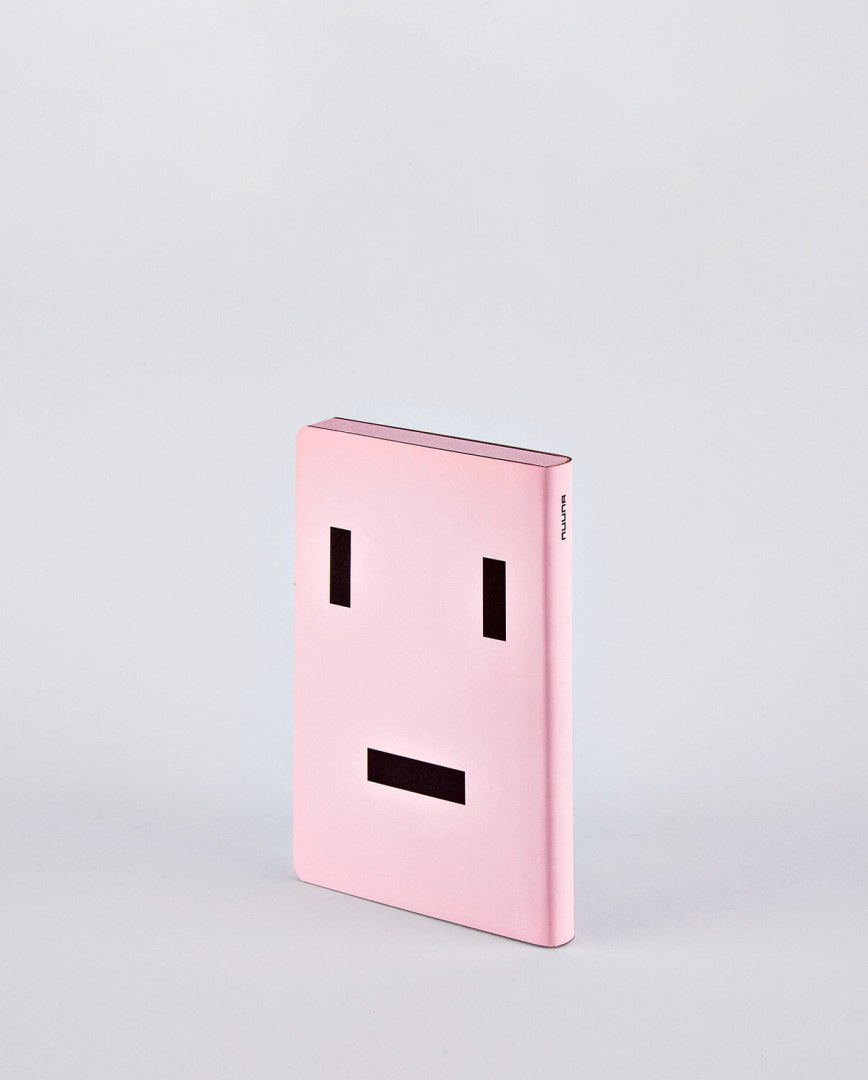 notatnik graficzny S różowy z czarnymi geometrycznymi kształtami na okładce od BV JACOB COMPANY