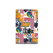 Kolorowy notatnik LEGO Ninjago z postaciami i motywami z kreskówki