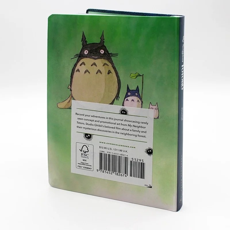 Notatnik Mój sąsiad Totoro z postaciami z filmu na zielonym tle od BV JACOB COMPANY