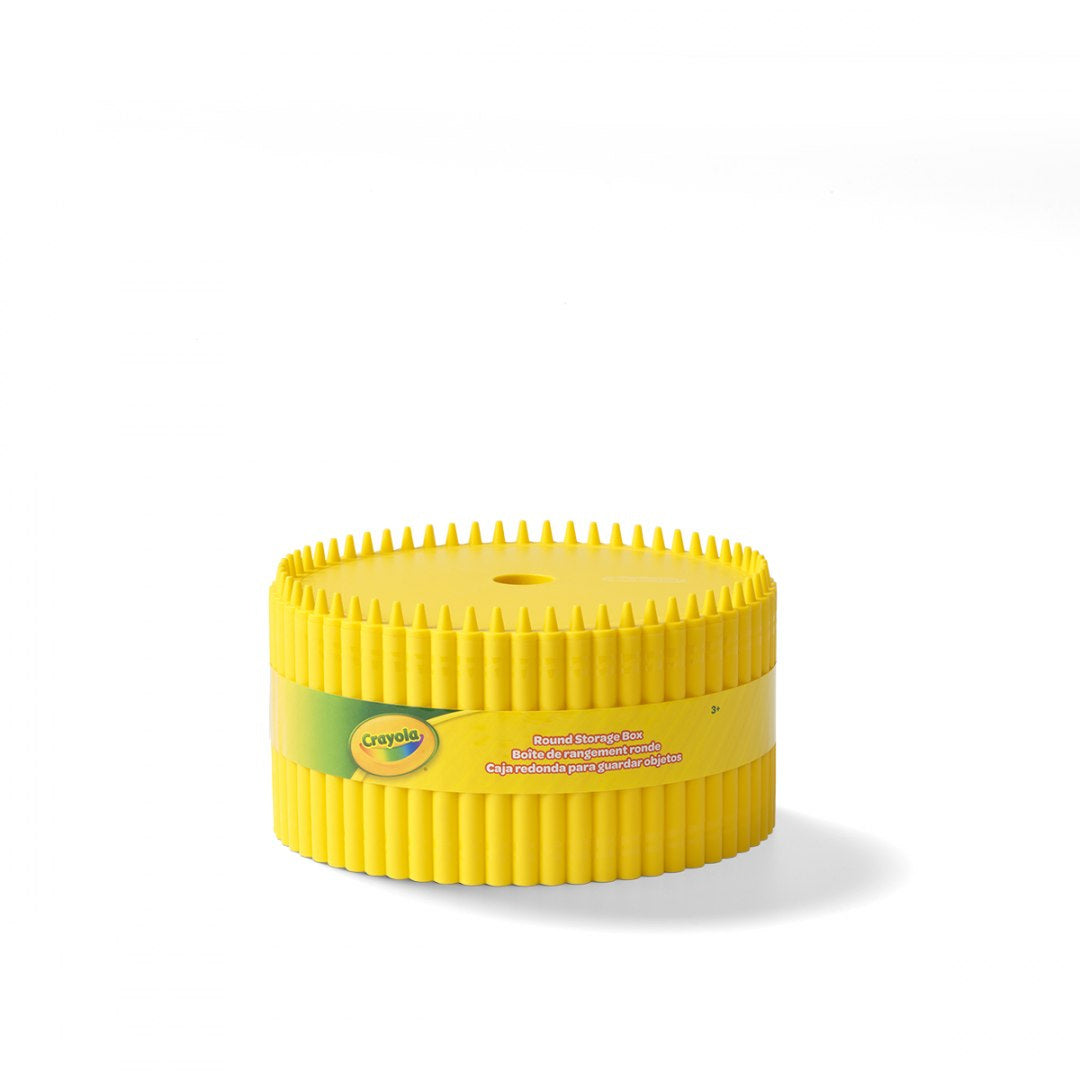 Żółty organizer na biurko Crayola żółty w kształcie ołówków do przechowywania przyborów