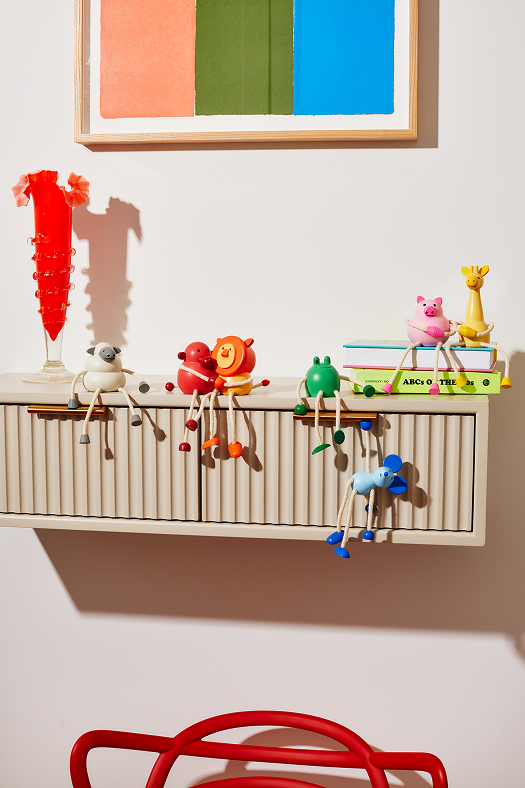 Wooden Lion Figurine by Palimals Areaware