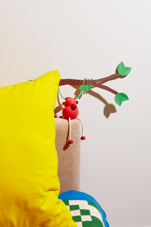 Wooden Monkey Figurine by Palimals Areaware