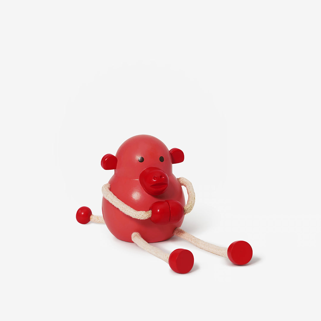 Wooden Monkey Figurine by Palimals Areaware