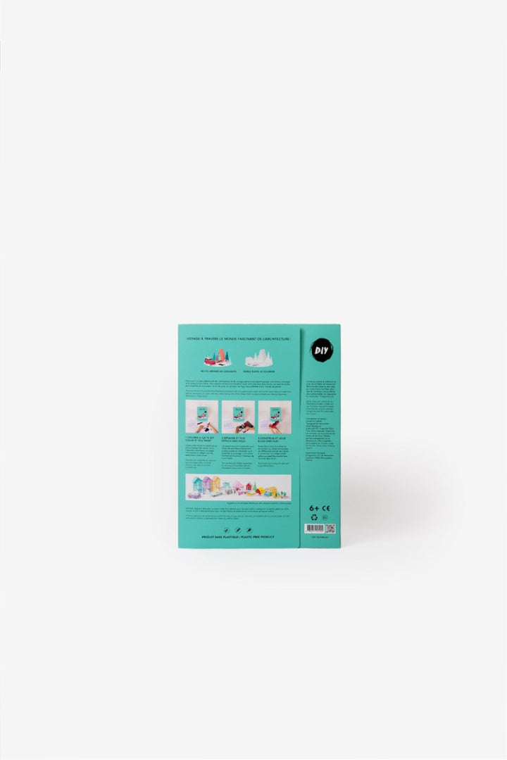 Opakowanie papierowego modelu do składania Mont Blanc marki Yamann z instrukcją składania w języku polskim