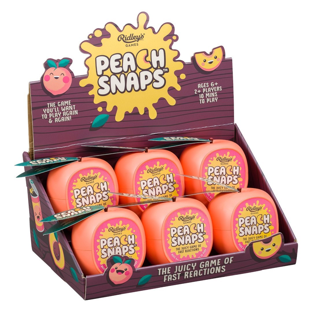 Gra karciana Peach Snaps od BV JACOB COMPANY w opakowaniach na szybkie reakcje
