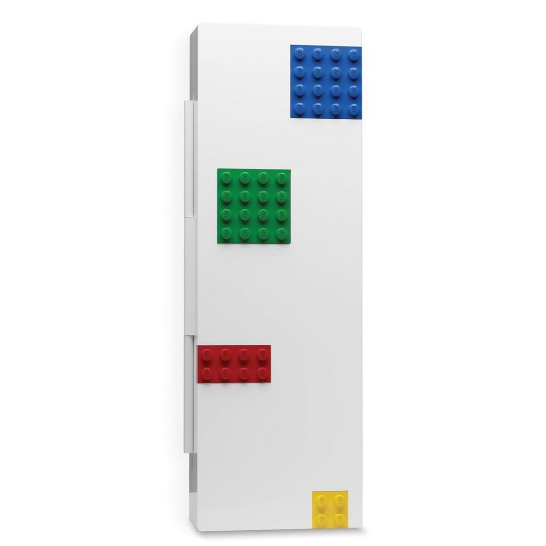 LEGO® Pencil Case – with colored tiles and minifigure (empty)