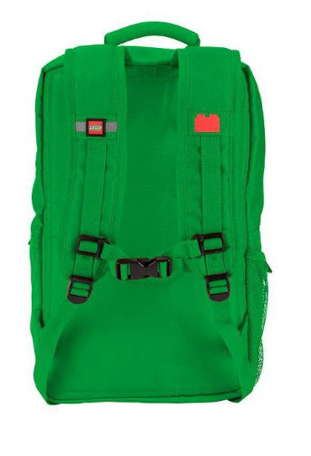 Plecak LEGO zielony z regulowanymi paskami i uchwytem do przenoszenia