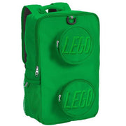 Zielony plecak LEGO zielony z dwoma okrągłymi kieszeniami i wygodnymi szelkami