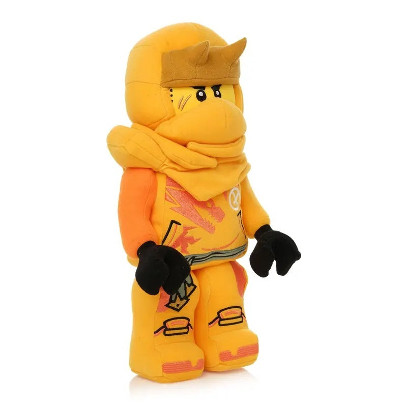pluszak LEGO Ninjago Arin w żółto-pomarańczowym stroju z czarnymi rękawiczkami