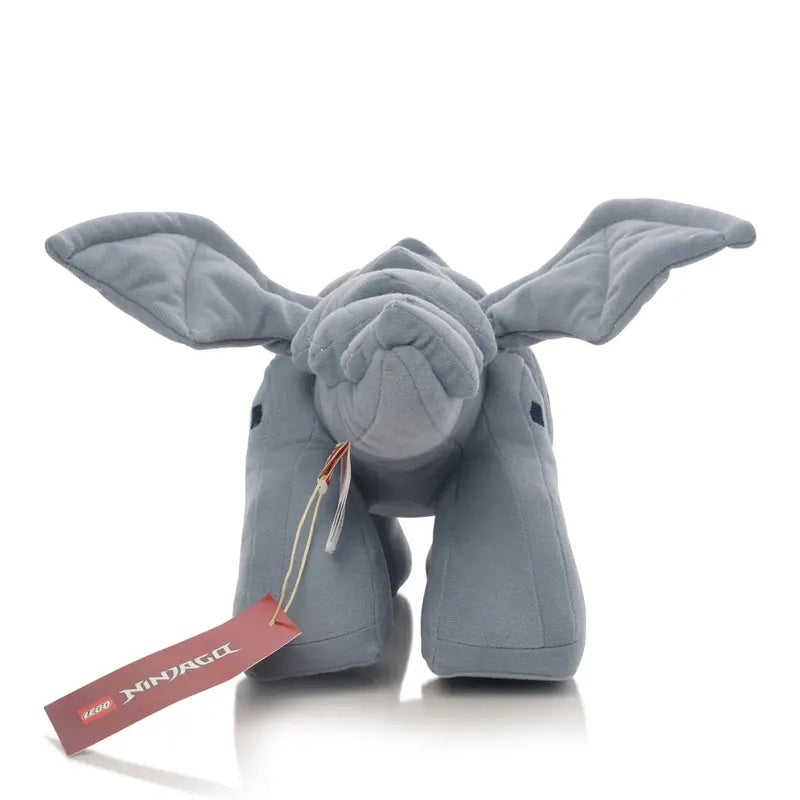 Pluszak LEGO Ninjago smok szary miękki zabawkowy smok z dużymi uszami i metką