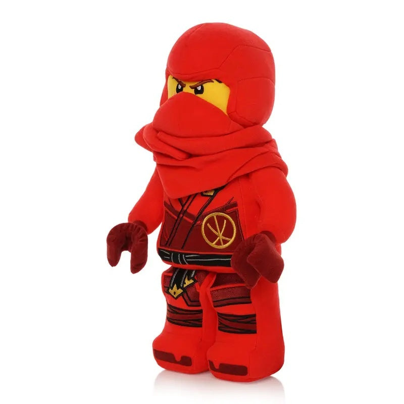Pluszak LEGO Ninjago Kai w czerwonym stroju ninja z detalami i miękkim materiałem
