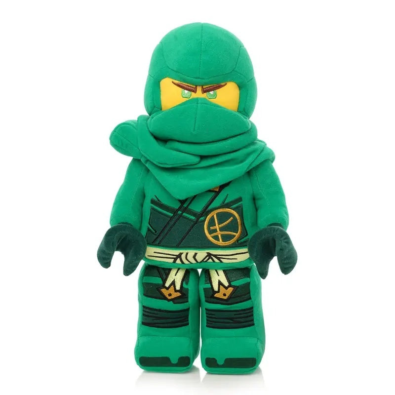 pluszak LEGO Ninjago Lloyd w zielonym stroju ninja z haftowanymi detalami