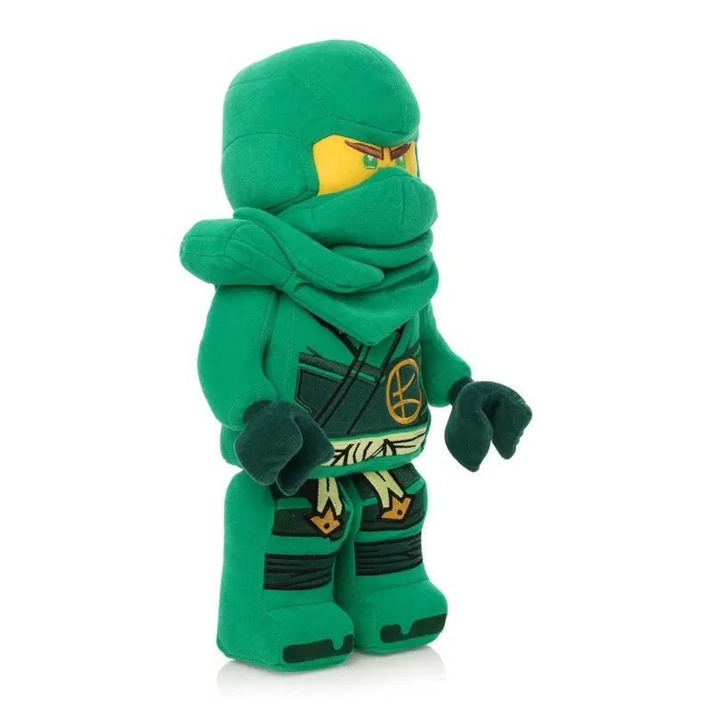 pluszak LEGO Ninjago Lloyd w zielonym stroju ninja z detalami i maską na twarzy