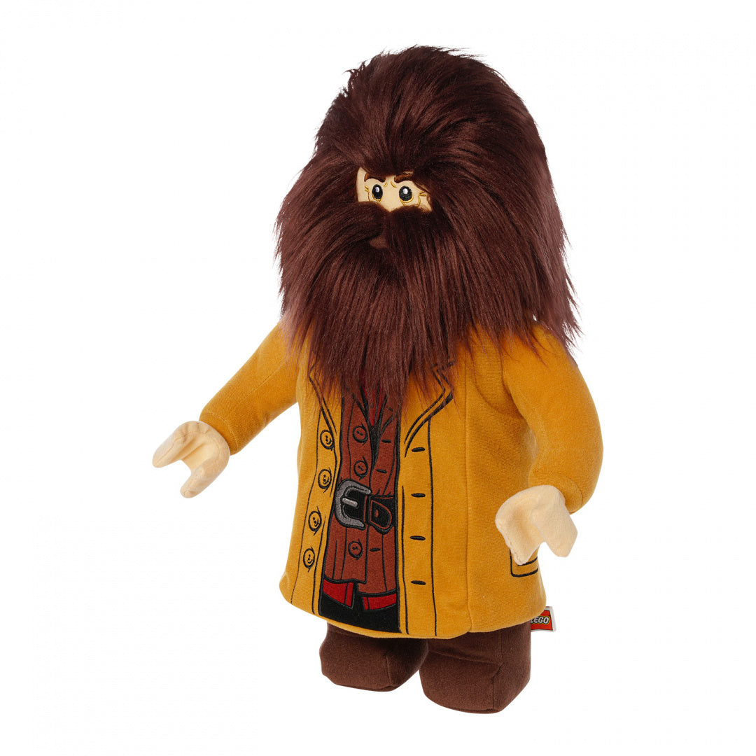 Pluszak Hagrid Lego Harry Potter w żółtym płaszczu i brązowej sierści od LEGO