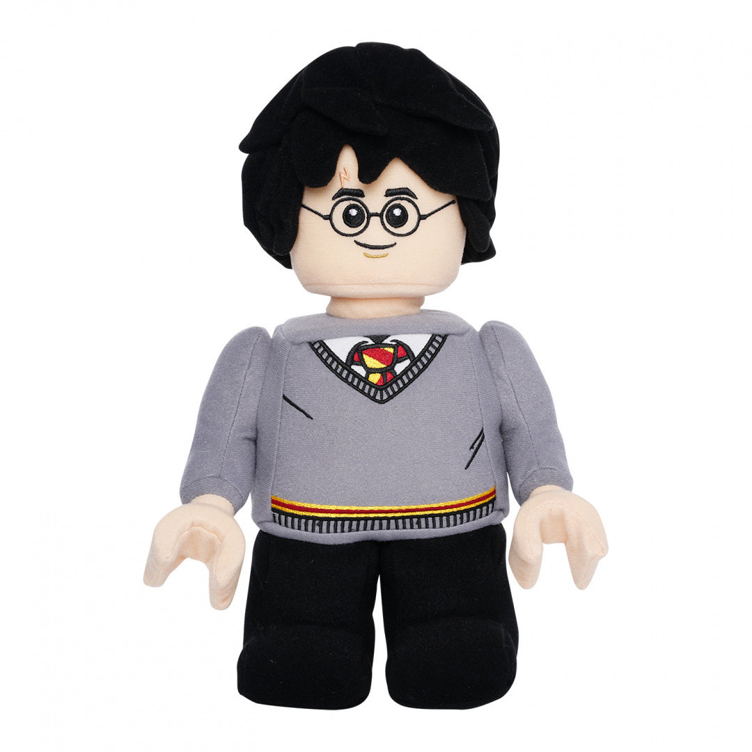 Pluszak LEGO Harry Potter w szarym swetrze i okularach z czarnymi włosami