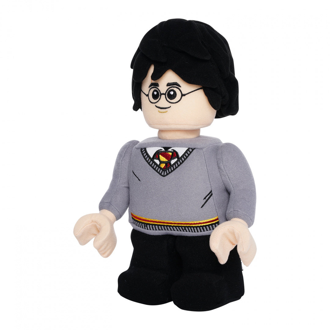 pluszak LEGO Harry Potter w szarej bluzie z okularami i czarnymi włosami