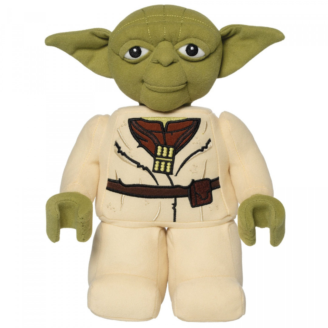 Pluszak Yoda LEGO Star Wars miękka zielona maskotka z beżowym strojem