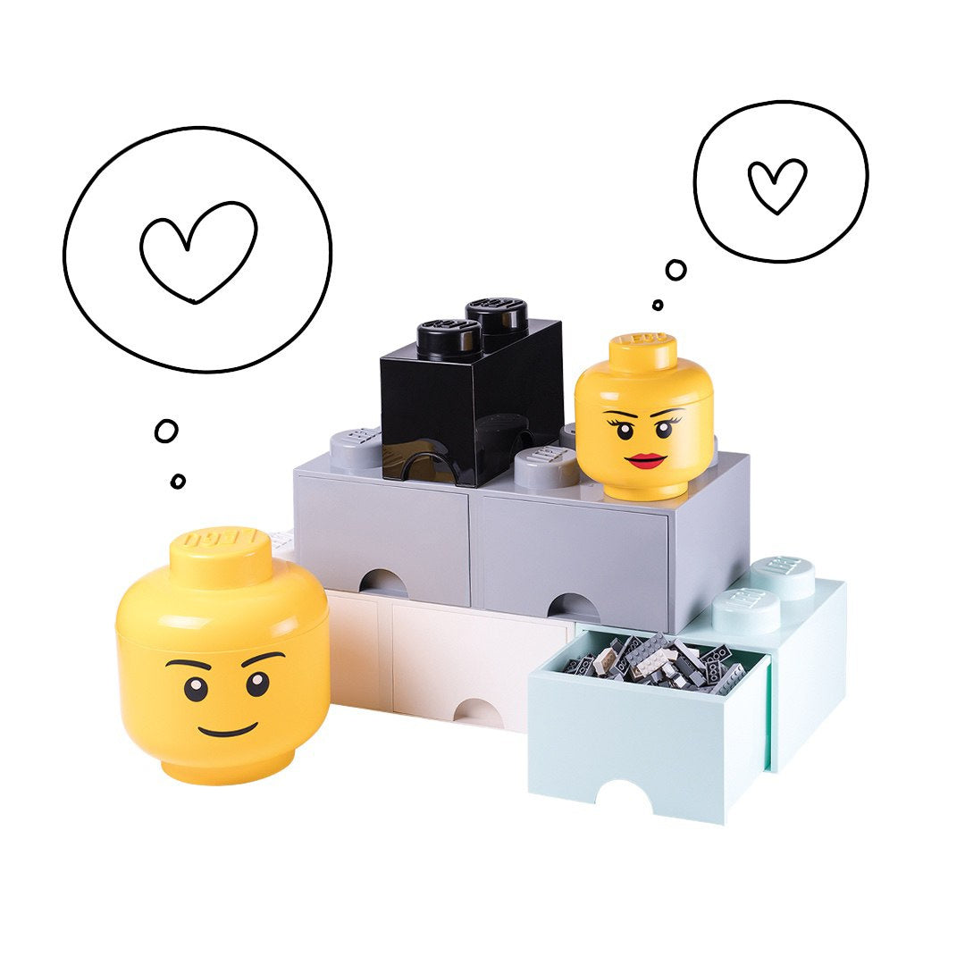 Contenedor de cabeza pequeña LEGO® - Niño