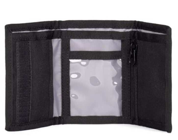 Czarny portfel LEGO Ninjago Lloyd z miejscem na karty i zapinaną kieszonką