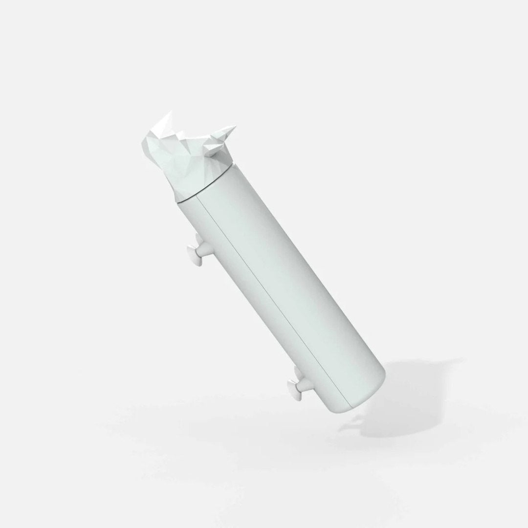 Yamann powerbank nosorożec 4800 mAh w białym kolorze z unikalnym designem rogu nosorożca