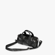 Torba weekender LOQI Metallic – czarna (mała)