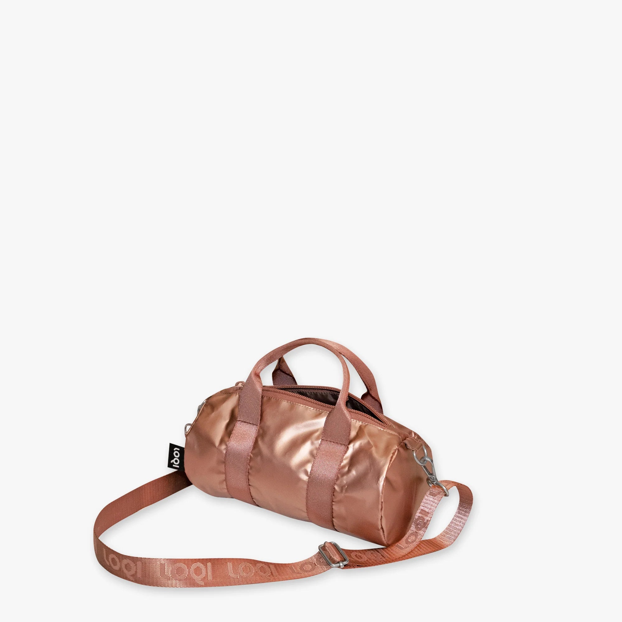LOQI weekender bag – rose gold (small)