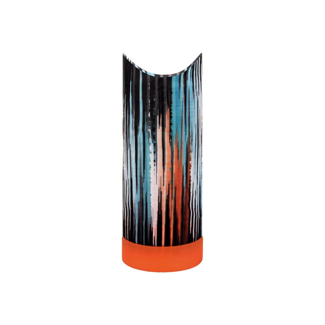 Kolorowa rzutka Waboba Airlyft z unikalnym wzorem i pomarańczową podstawą do zabawy na świeżym powietrzu