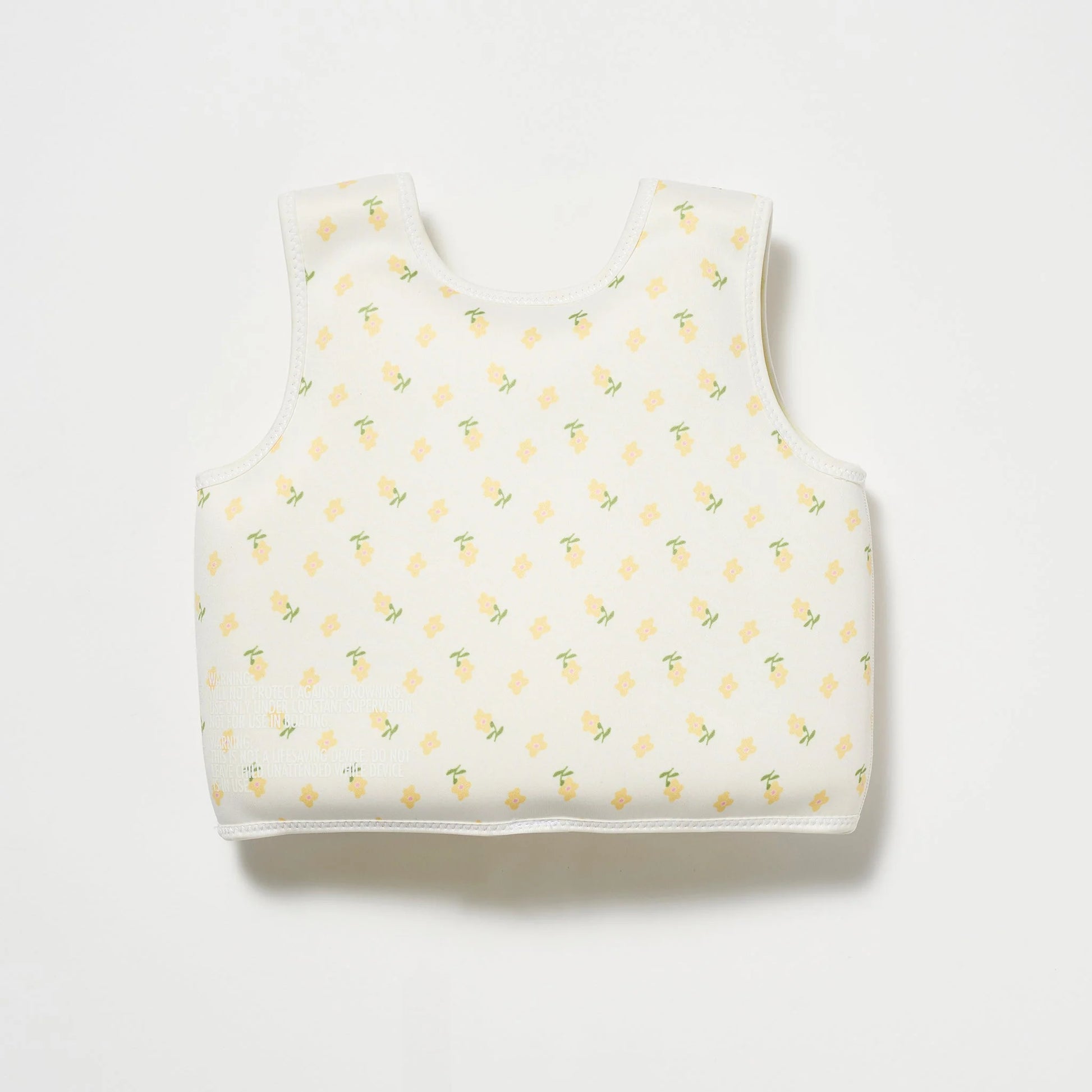 SUNNY LIFE kamizelka do pływania dla dzieci w jasnym kolorze z żółtym kwiatowym wzorem