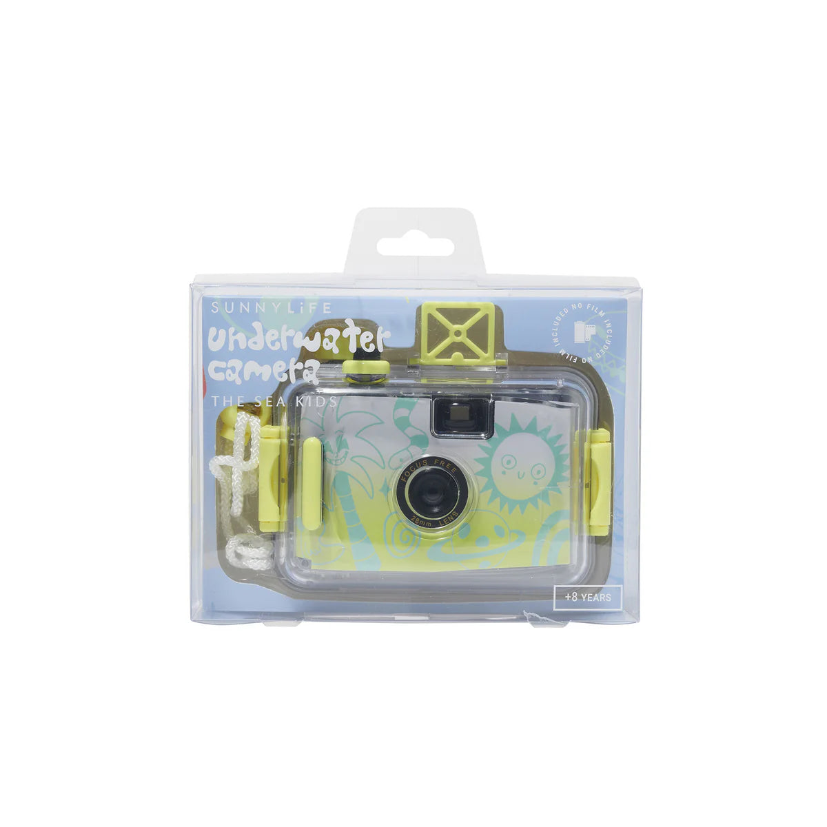 Podwodny aparat analogowy 35 mm Sunny Life w wodoodpornej obudowie z kolorowym wzorem