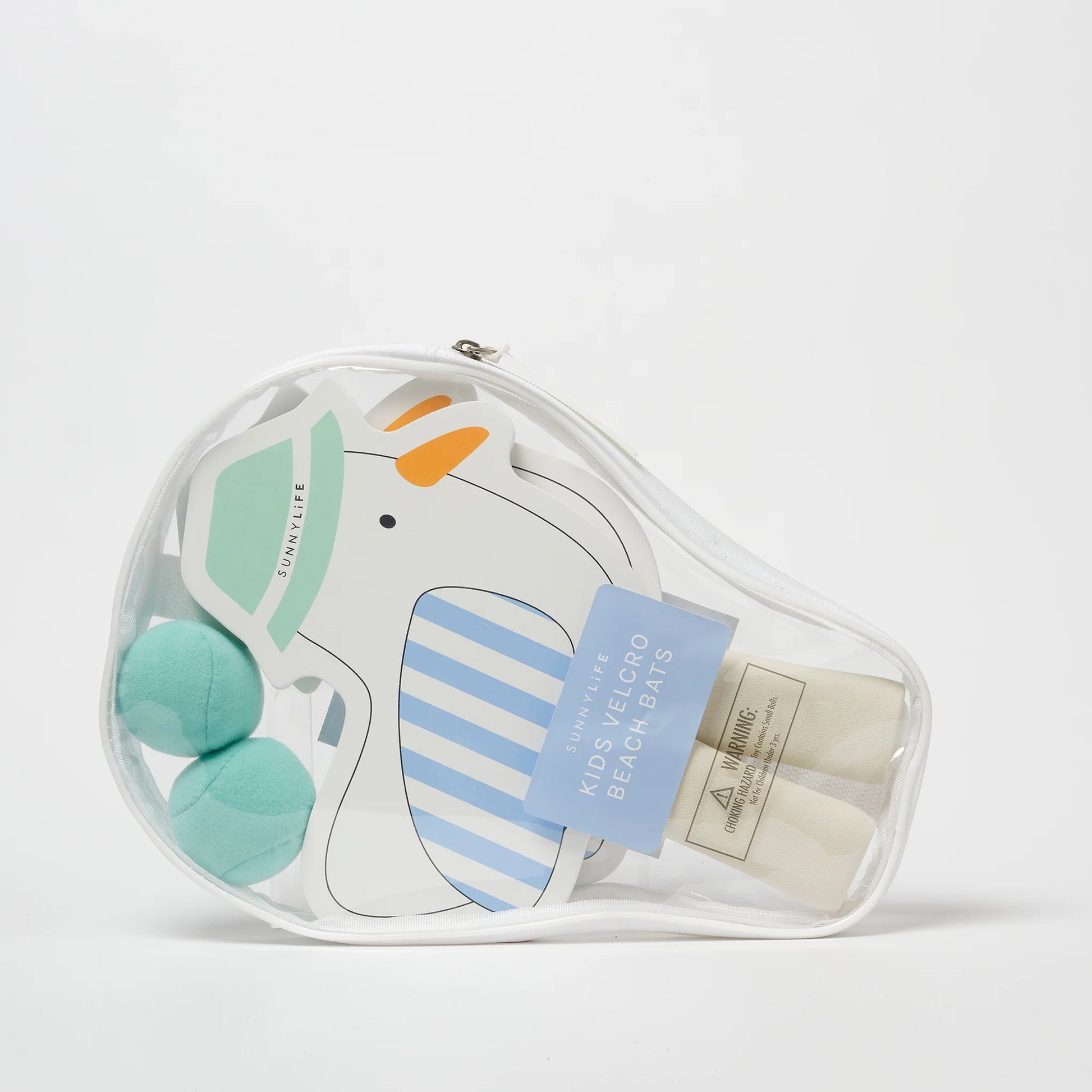 Dziecięce rakietki plażowe LOQI z pastelowymi piłeczkami do zabawy na plaży