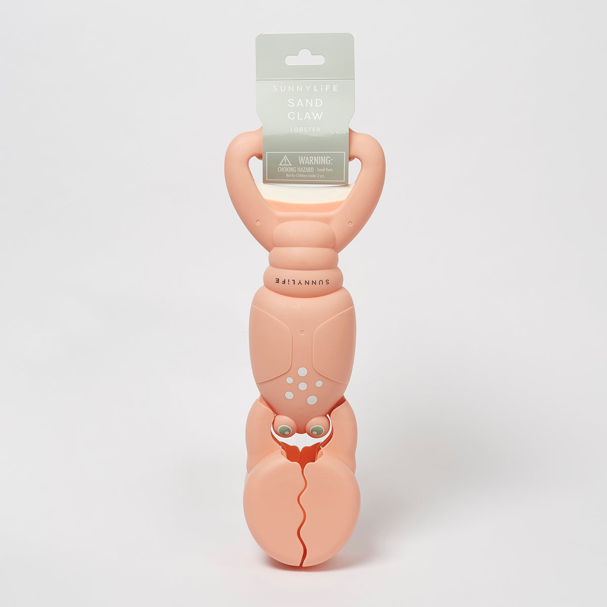 Łapki do piasku dla dzieci w kształcie Homara marki LOQI w kolorze różowym