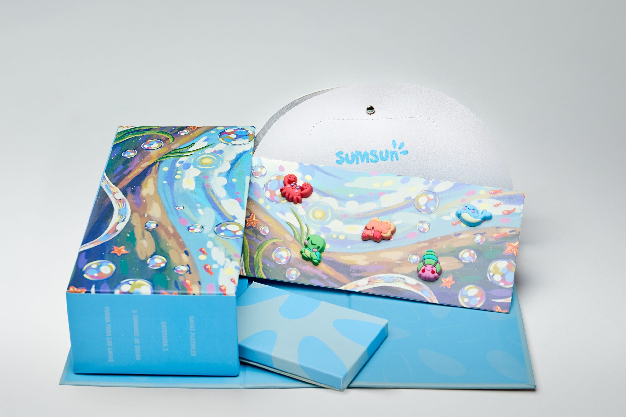 Okulary przeciwsłoneczne dla dzieci SumSun z kolorowym opakowaniem i akcesoriami