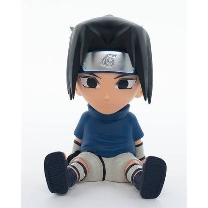 Skarbonka Naruto Sasuke figurka siedząca z opaską na czole producent Plastoy