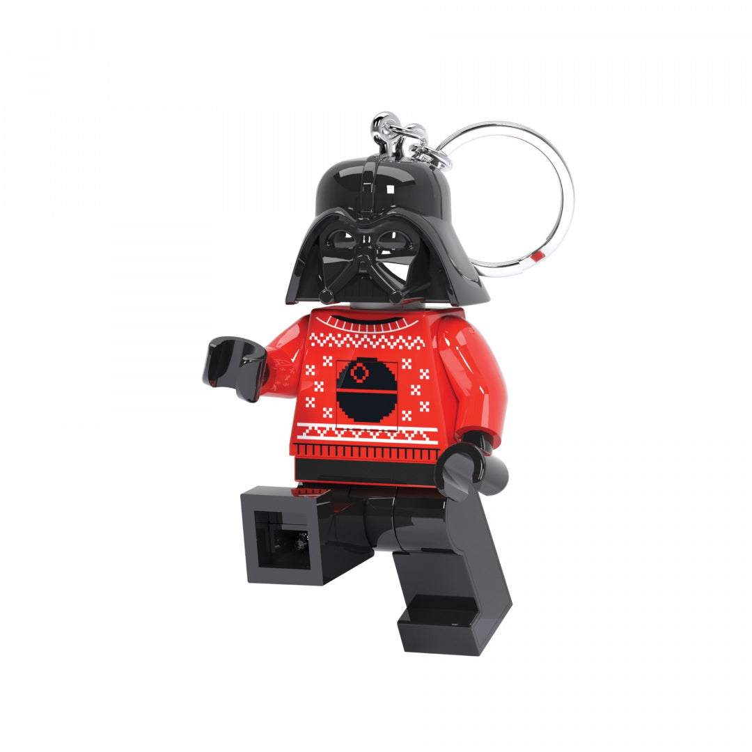 Brelok LEGO Star Wars Darth Vader z głową czarną i czerwonym swetrem świątecznym