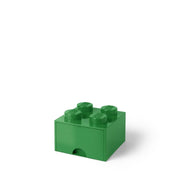 Zielona szuflada LEGO Brick 4 zielona w kształcie klocka LEGO do przechowywania drobiazgów