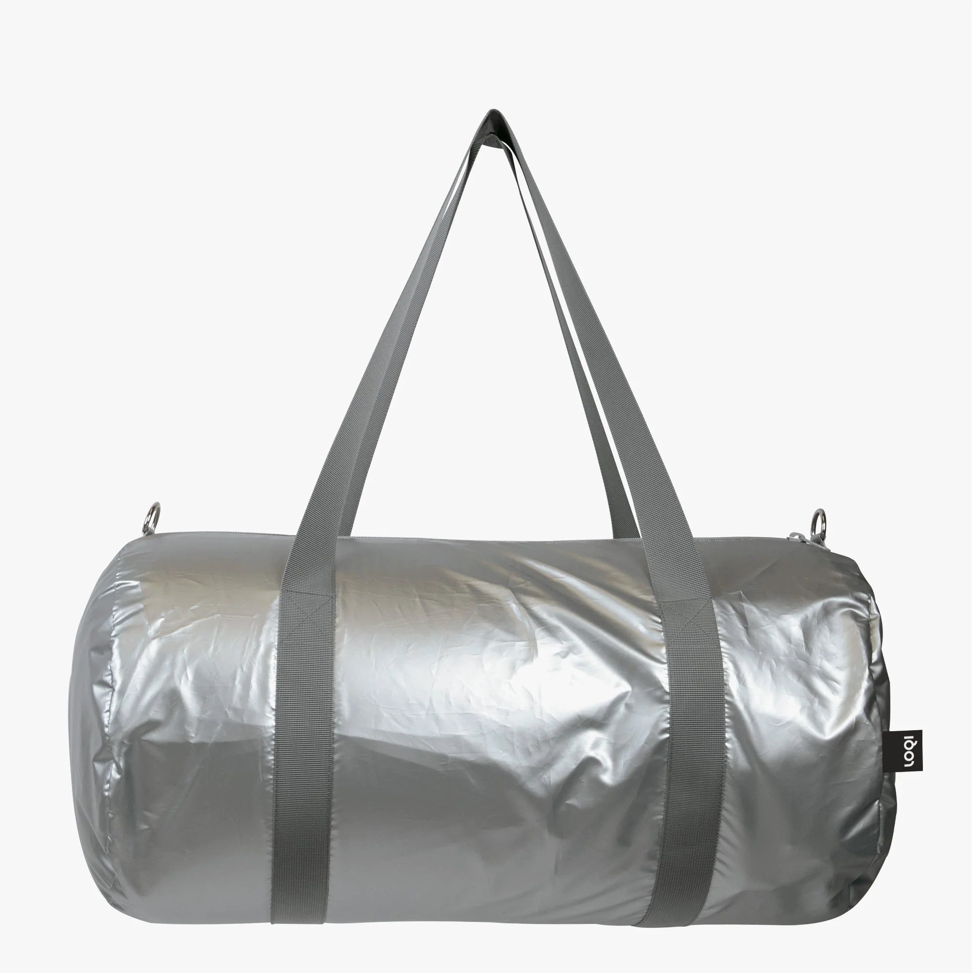 LOQI weekender bag – silver (large)