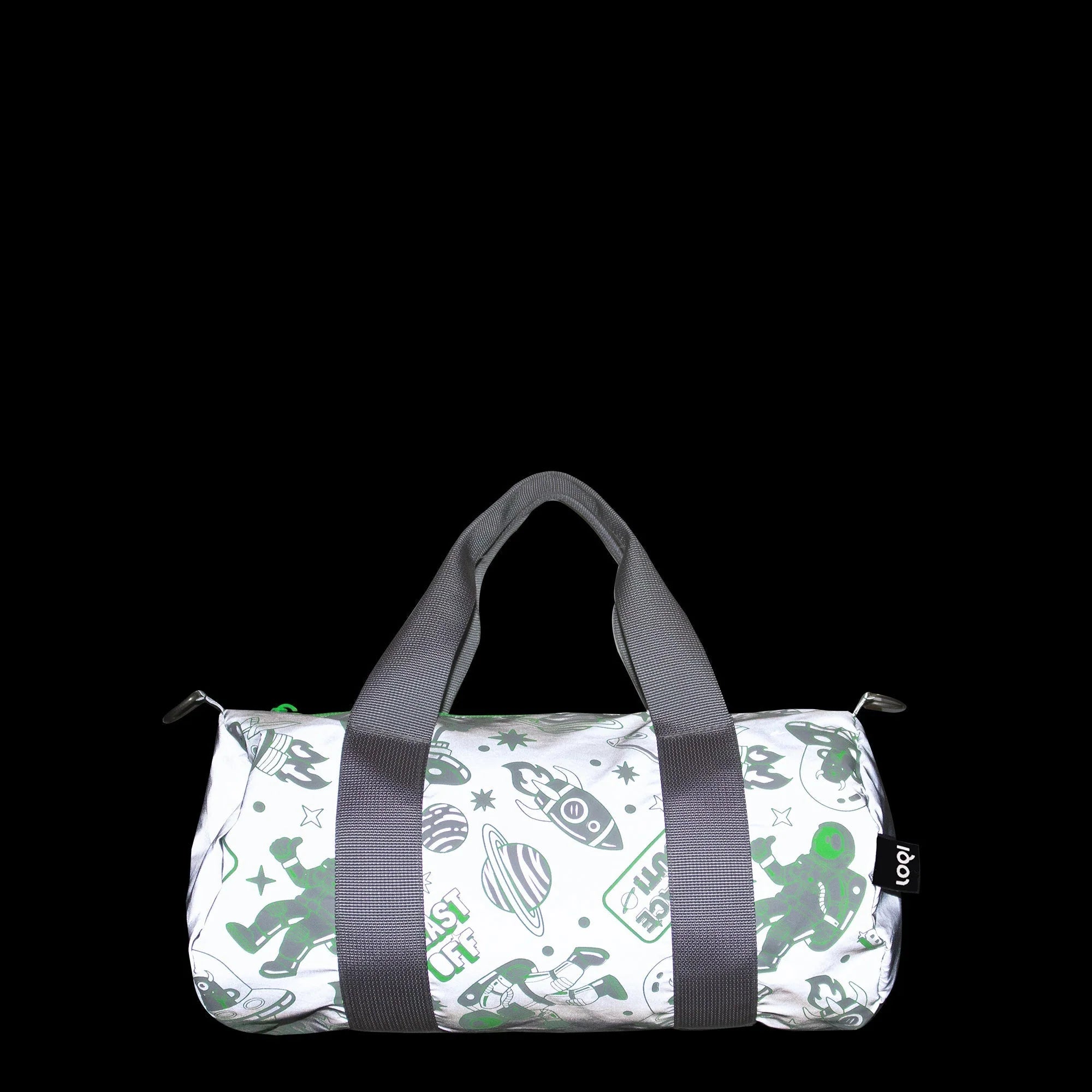 LOQI Space Out Weekender Bag – Reflective (Medium)