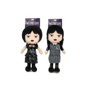 Dwie miękkie lalki Wednesday 32 cm w czarnych strojach od BV JACOB COMPANY