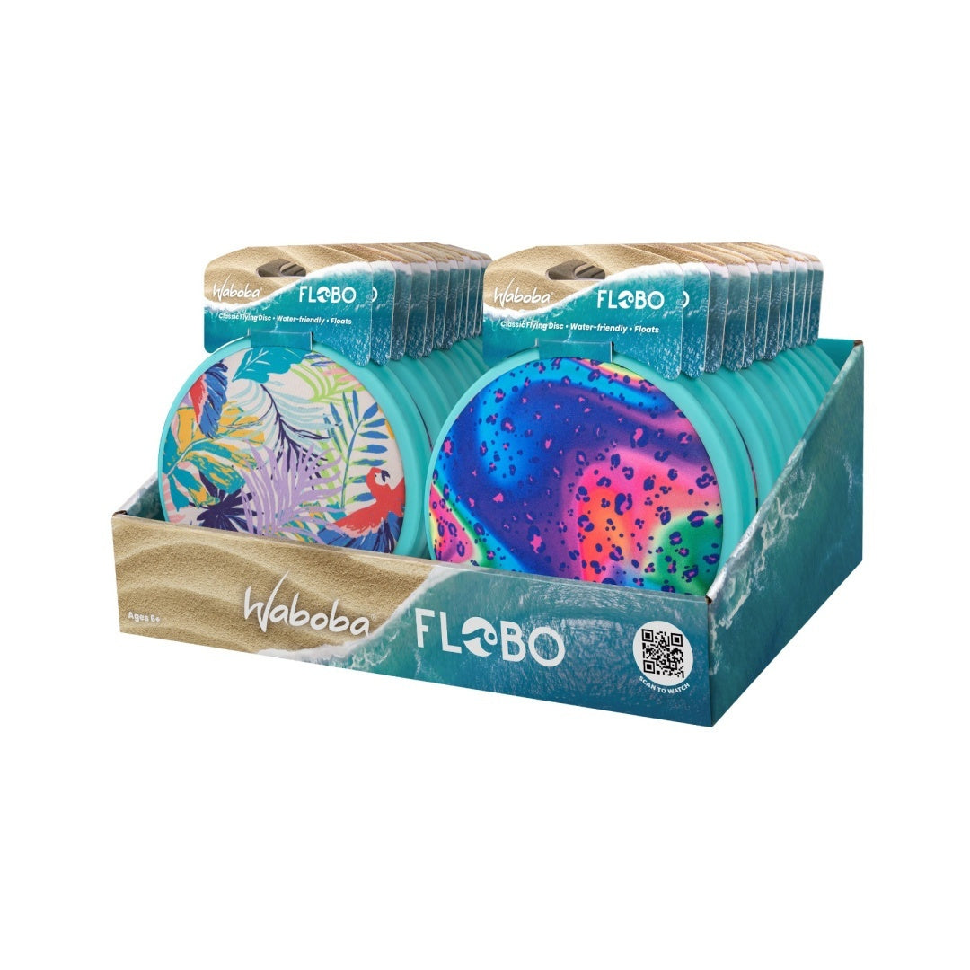 Frisbee wodne dla dzieci marki BV JACOB COMPANY w kolorowe wzory do zabawy na wodzie