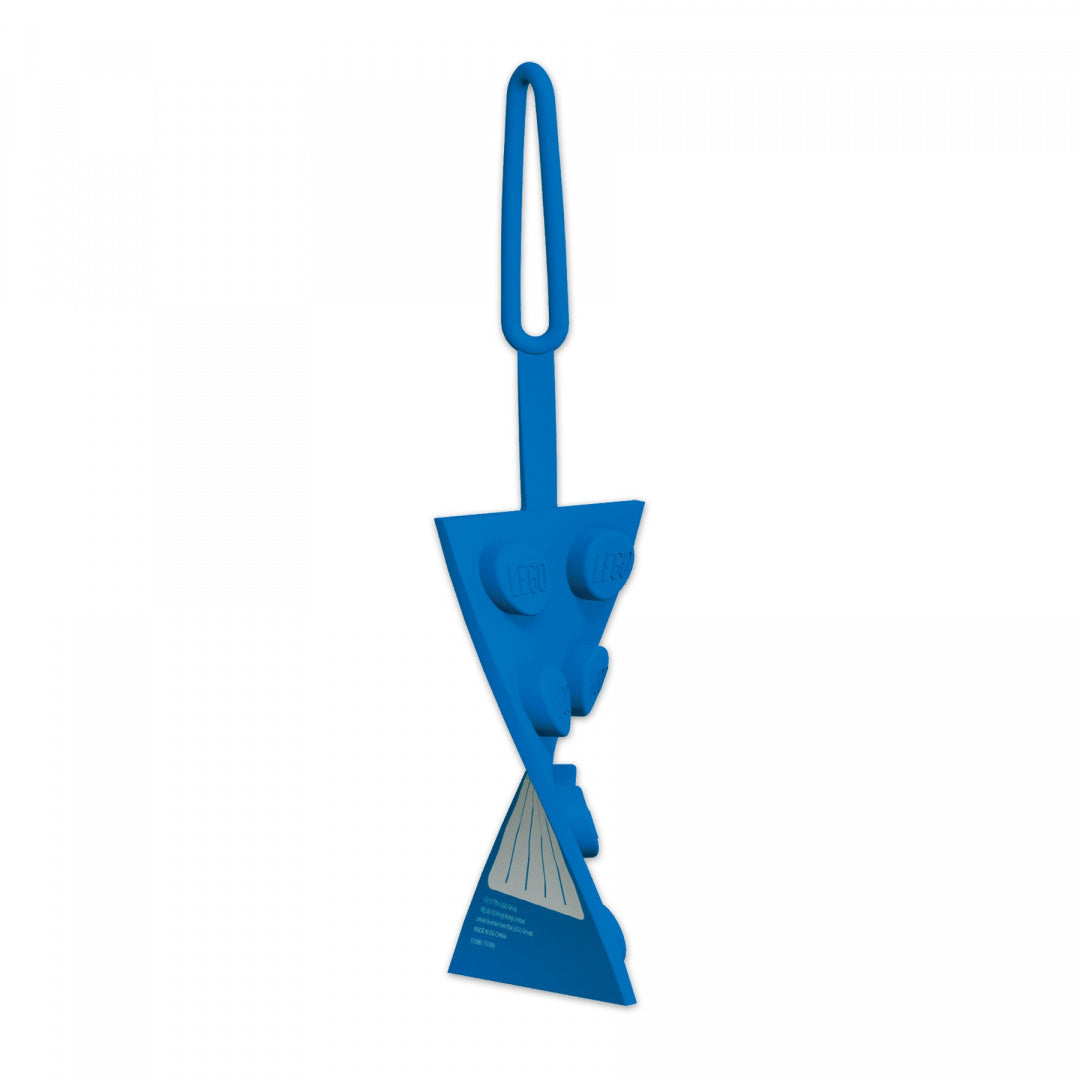 Niebieska zawieszka LEGO do bagażu z silikonowym paskiem od BV JACOB COMPANY