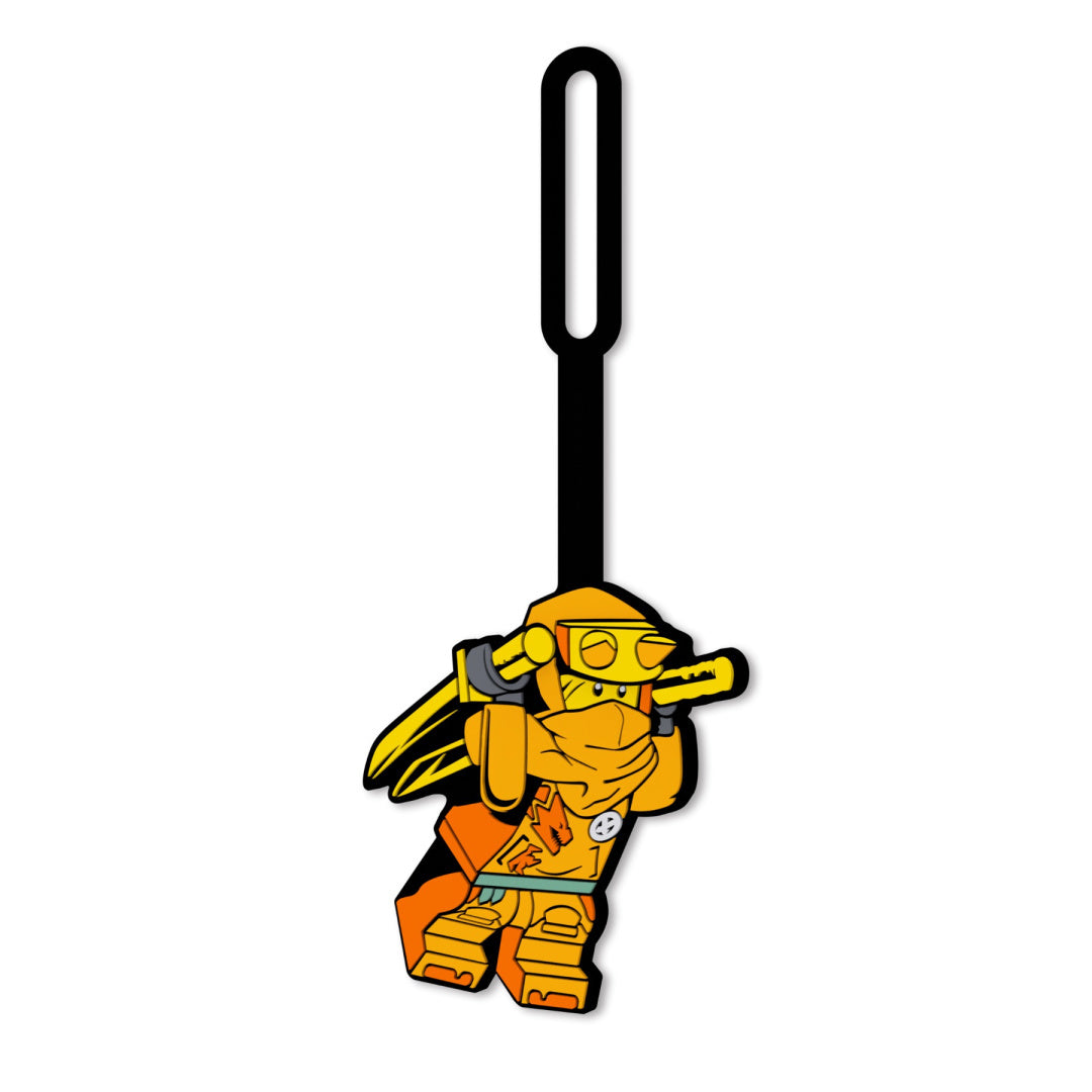 Zawieszka do plecaka LEGO Ninjago z postacią żółtego ninja z mieczem